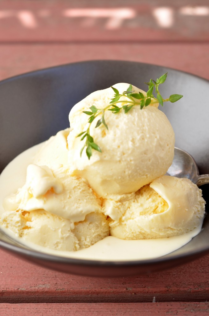 Honey Thyme Ice Cream