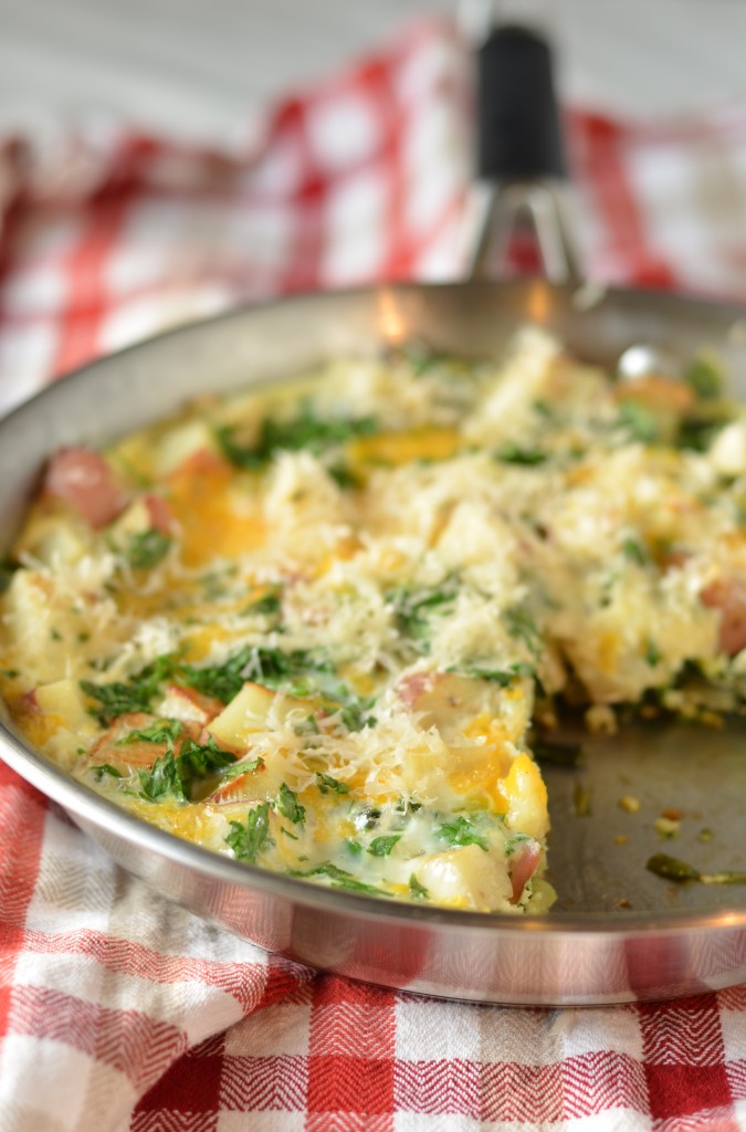  Lemony Rainbow Chard Egg White Frittata