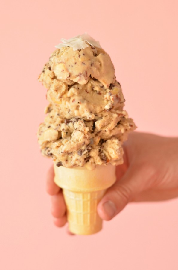 Coconut Almond Fudge Crunch Ice Cream