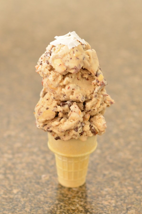 Coconut Almond Fudge Crunch Ice Cream