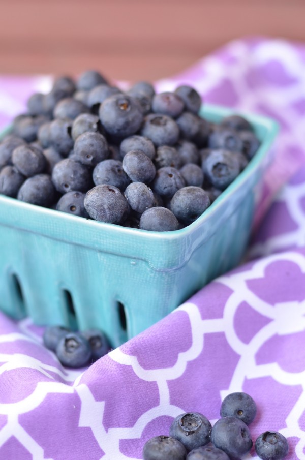 Lemon Cornmeal Pancakes with Blueberry Sauce