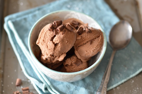 Salted Chocolate Ice Cream