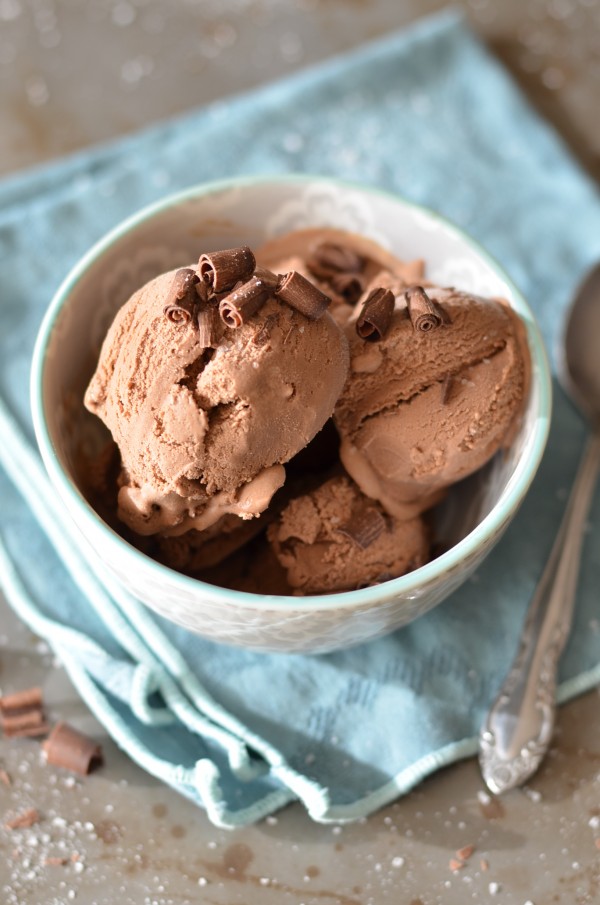 Salted Chocolate Ice Cream