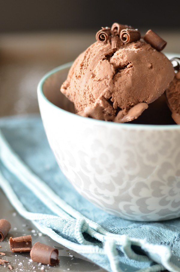 Salted Chocolate Ice Cream