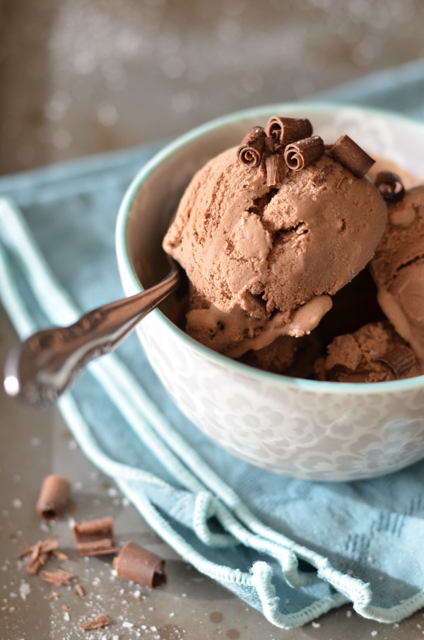 Salted Chocolate Ice Cream