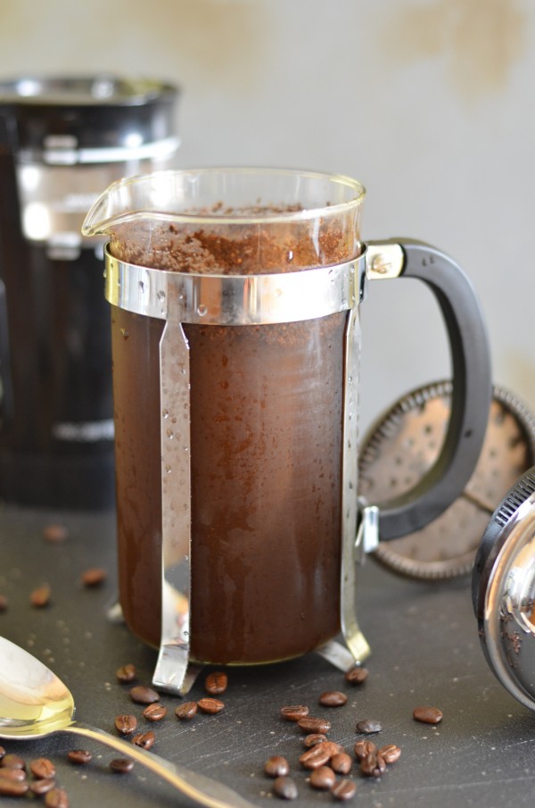 Cold-Brewed Maple Almond Iced Coffee from Coffee & Quinoa