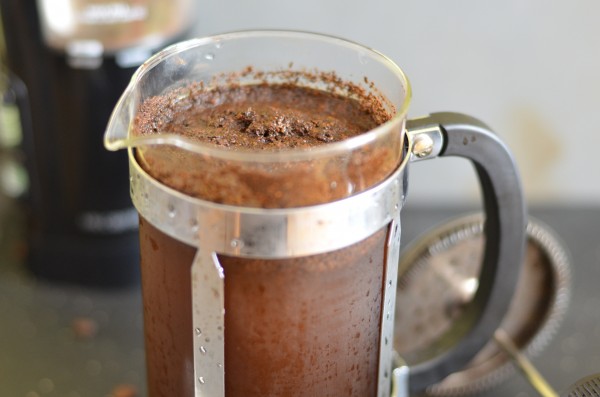 Cold-Brewed Maple Almond Iced Coffee from Coffee & Quinoa