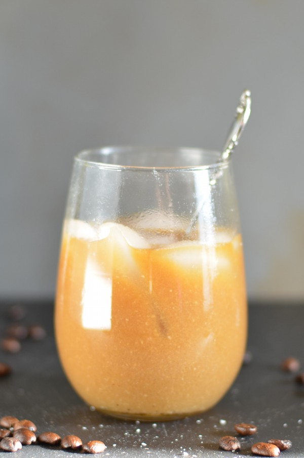 Cold-Brewed Maple Almond Iced Coffee from Coffee & Quinoa