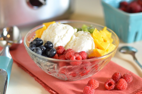 Homemade Pinkberry Frozen Yogurt