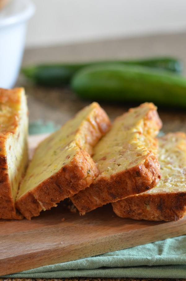 Summer Squash Loaf Cake with Fennel and Almonds // Coffee & Quinoa