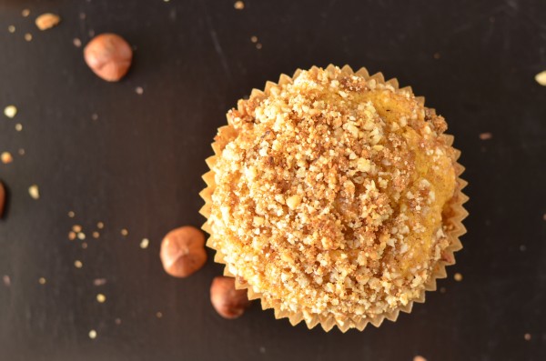 Whole Wheat Butternut Squash, Apple and Hazelnut Muffins