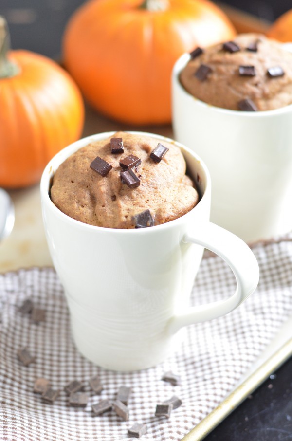 Whole Wheat Pumpkin Spice Mug Cake