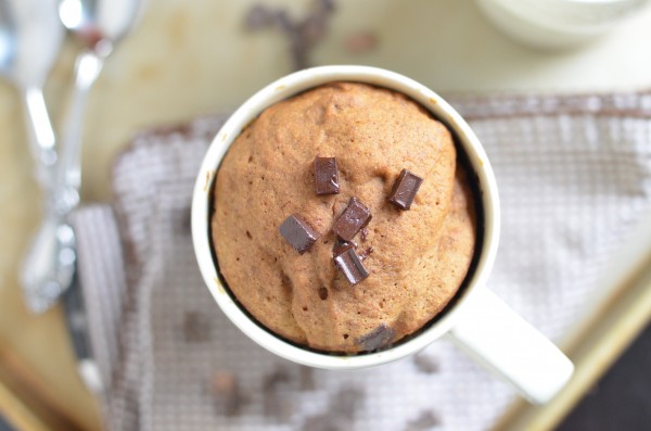 Whole Wheat Pumpkin Spice Mug Cake