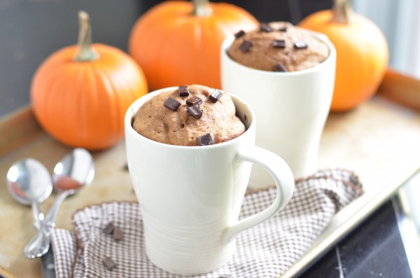 Whole Wheat Pumpkin Spice Mug Cake