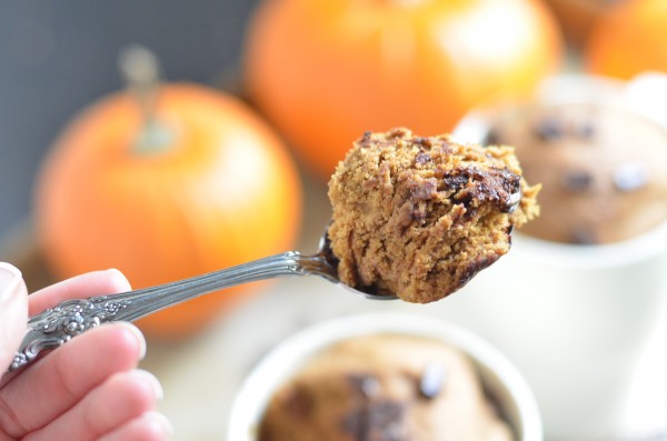 Whole Wheat Pumpkin Spice Mug Cake