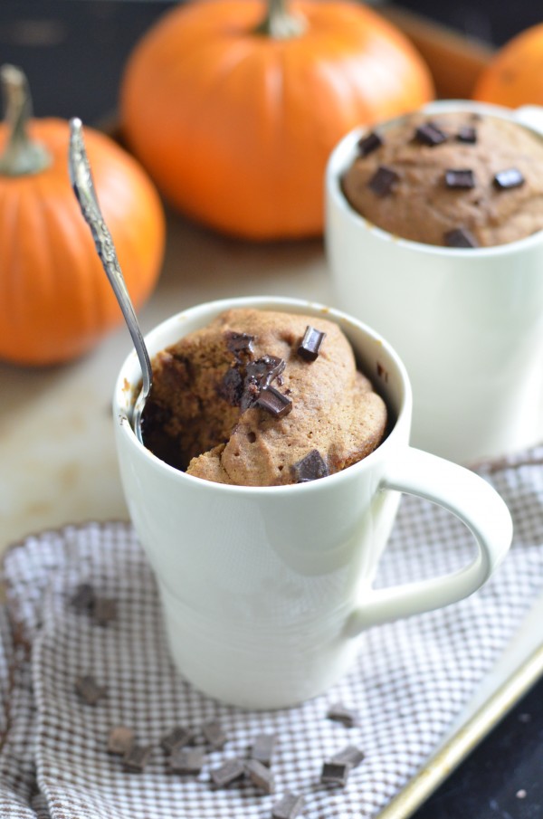 Whole Wheat Pumpkin Spice Mug Cake