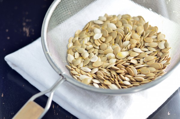 Spicy Honey-Roasted Squash Seeds