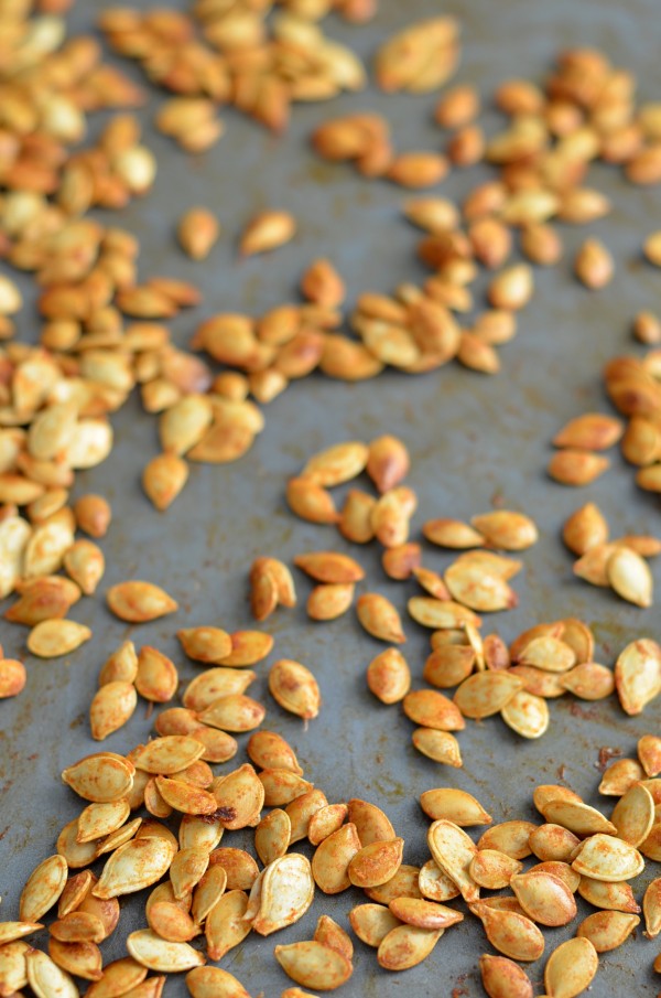 Spicy Honey-Roasted Squash Seeds