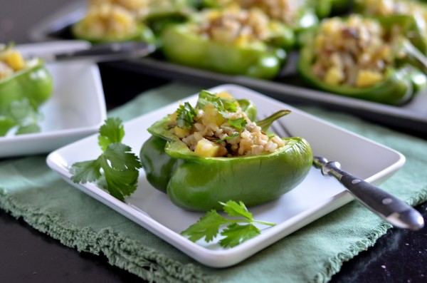 Green Curry Stuffed Peppers