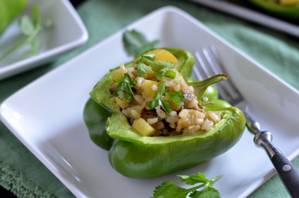 Green Curry Stuffed Peppers