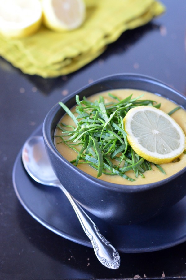 Lebanese Lentil-Spinach Soup