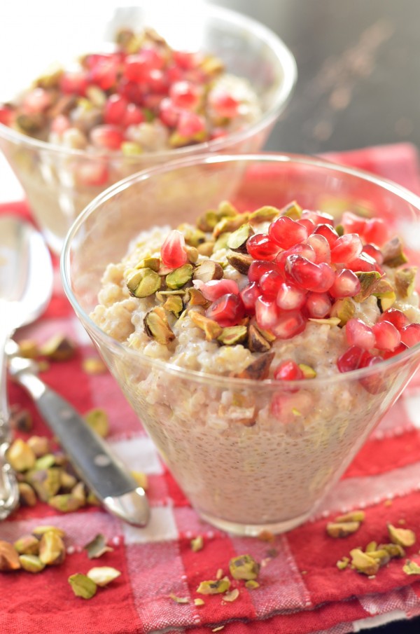 Vanilla Cardamom Quinoa Pudding