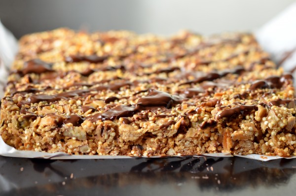 Coconut Quinoa Granola Bars