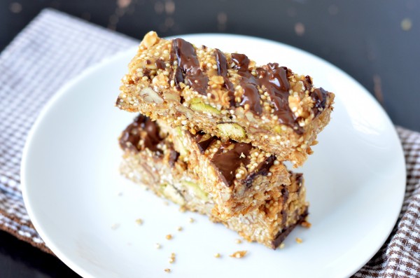 Coconut Quinoa Granola Bars