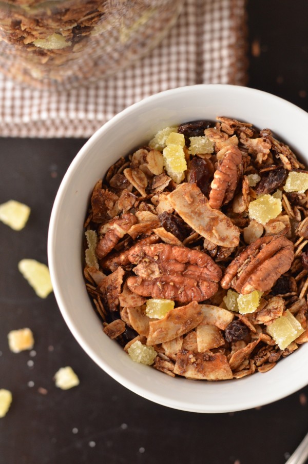 Double-Ginger Gingerbread Granola