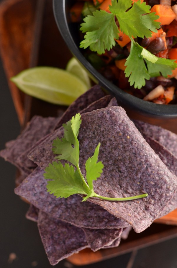 Chipotle Honey Sweet Potato and Black Bean Salsa