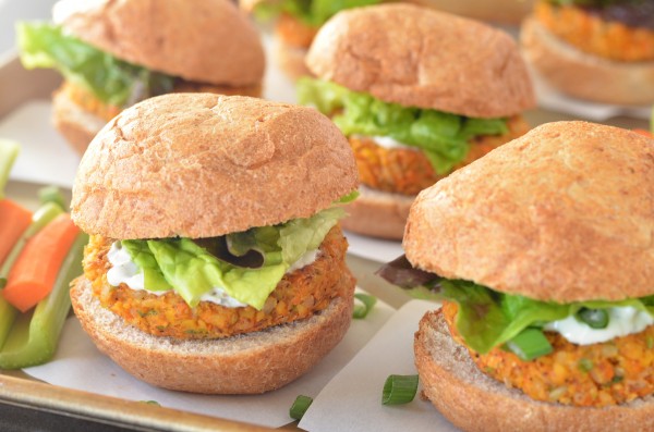 Buffalo Chickpea Sliders