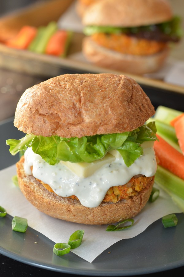 Buffalo Chickpea Sliders