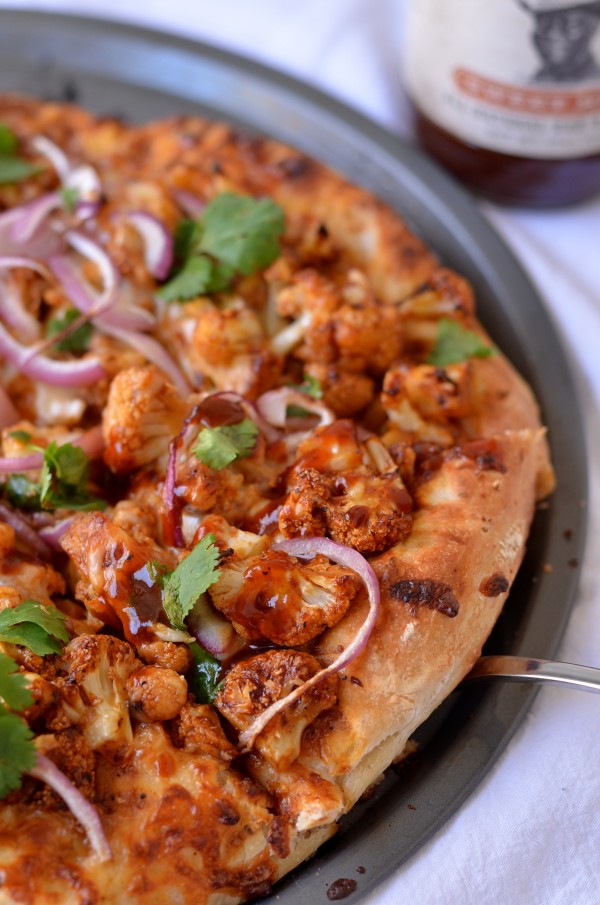 BBQ Cauliflower Pizza