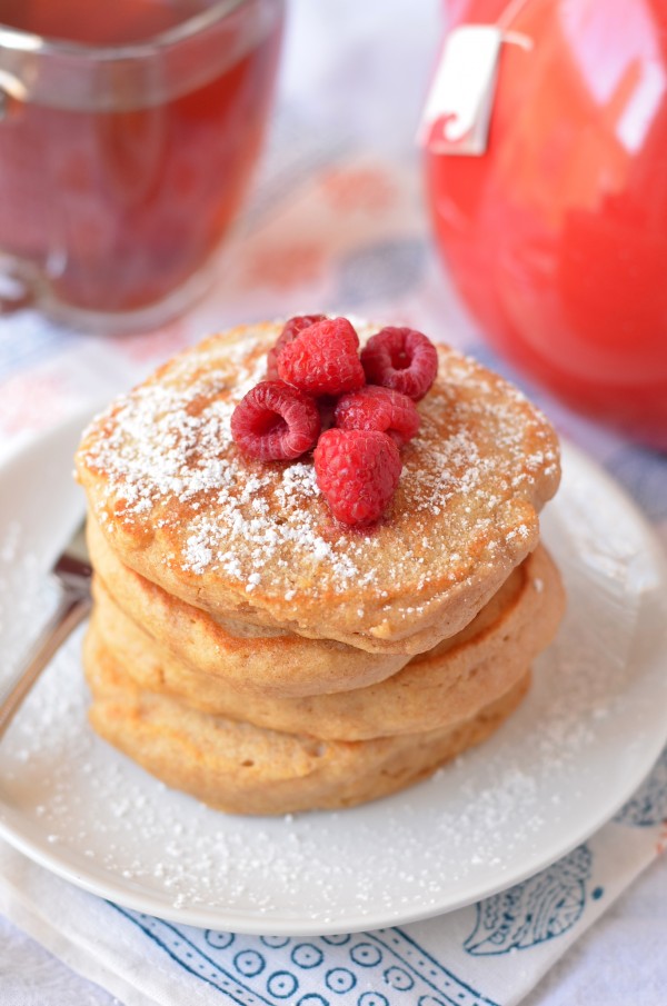 Whole Wheat Greek Yogurt Pancakes