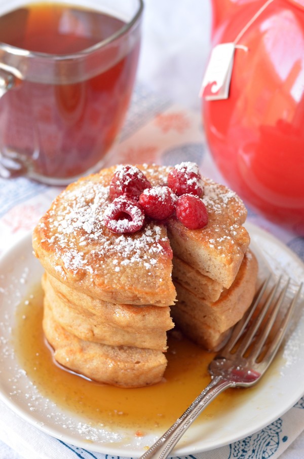 Whole Wheat Greek Yogurt Pancakes