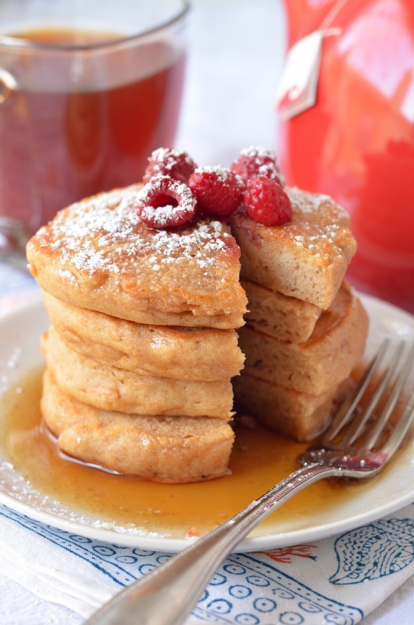 Whole Wheat Greek Yogurt Pancakes