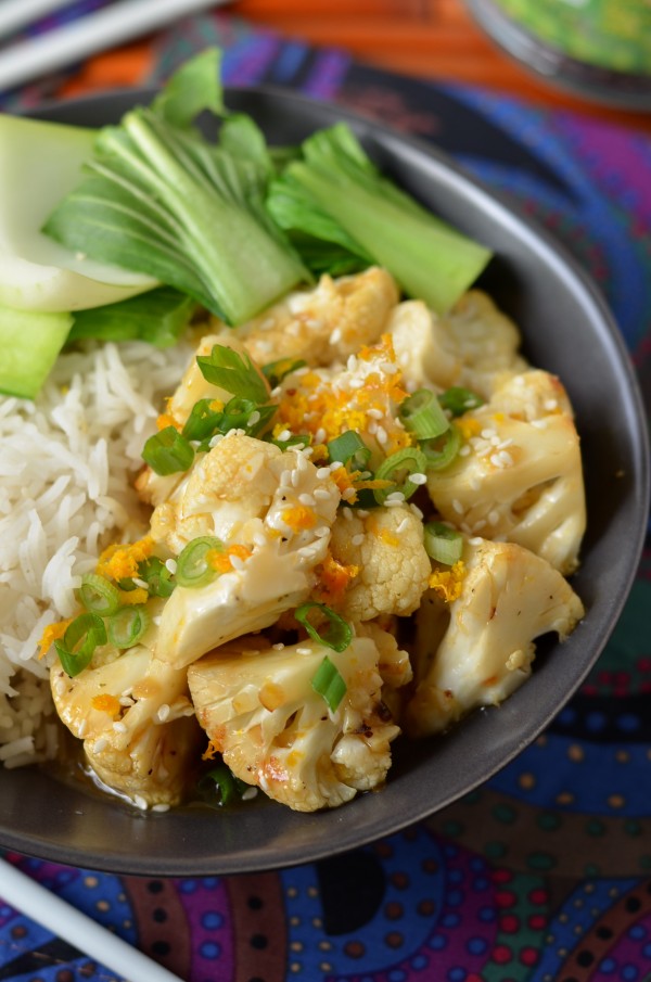 Asian Orange Cauliflower