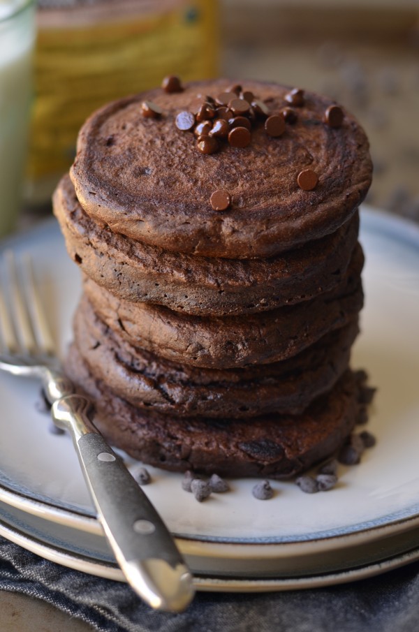 Chocolate Rye Pancakes