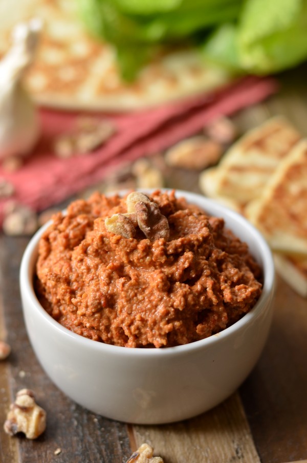 Muhammara (Syrian Red Pepper and Walnut Dip)