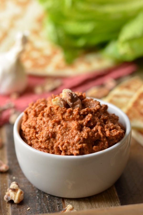 Muhammara (Syrian Red Pepper and Walnut Dip)