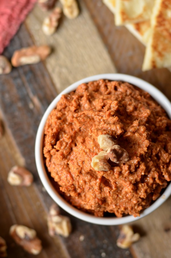 Muhammara (Syrian Red Pepper and Walnut Dip)