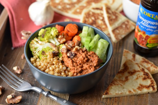 Muhammara Roasted Veggie Bowl