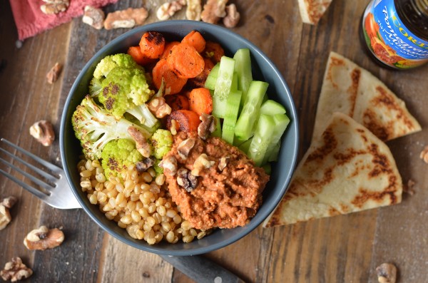 Muhammara Roasted Veggie Bowl