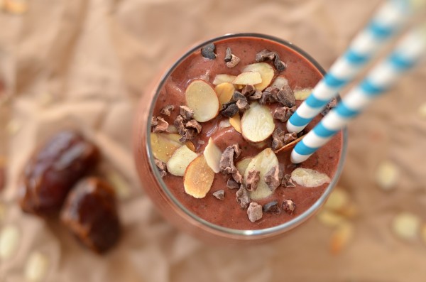 Chocolate Berry Almond Smoothie