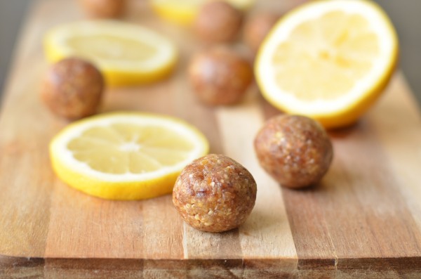 Raw Lemon Bar Bites