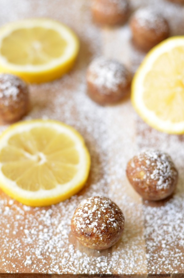 Raw Lemon Bar Bites