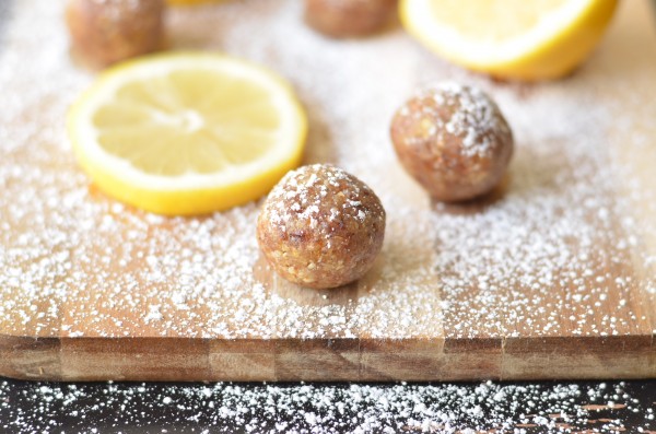 Raw Lemon Bar Bites