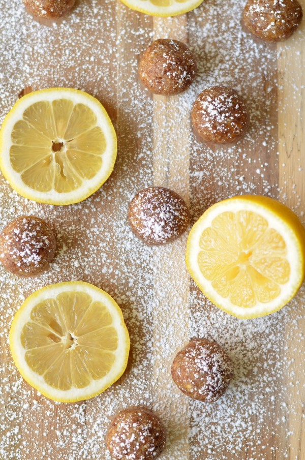 Raw Lemon Bar Bites