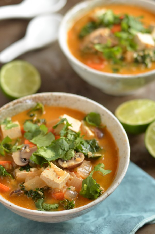 Thai Red Curry Quinoa Soup