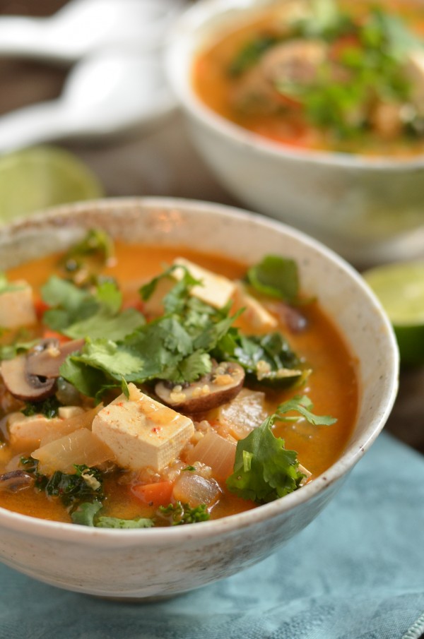 Thai Red Curry Quinoa Soup